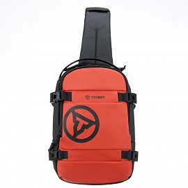 Рюкзак на одно плечо TORBER Xtreme TS1042OR, оранжевый/чёрный 5л  