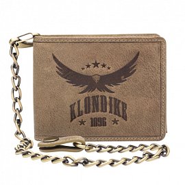 Бумажник KLONDIKE Happy Eagle KD1013-02 натуральная кожа коричневый 
